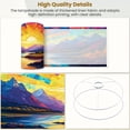 thumbnail image 4 of Fantastic Linen Drum Lampshades Rainbow Sunset Mountains Lake Fantasy Landscape Paint 13"x13"x10" Light Shade for Table Lamps Floor Lamps Drum Lamp Shades Lampshade Replacement Assembly Required, 4 of 8