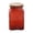 Red, variant on Embossed Colored Glass Sealed Jar, Square Kitchen Storage Container for Easter Decor, Snacks and Pantry Items, Airtight Lid Preserves Freshness, Decorative Glass Jar for Countertops, 7*5*4in, Yellow