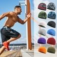 thumbnail image 2 of Opolski 1Pc/6Pcs Outdoor Cycling Skull Hat Solid Color/Camouflage Sports Hat Sweat Wicking Running Caps Women Men Bicycle Helmet Liner Cycling Accessories Light Grey, 2 of 8