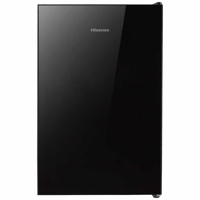 Hisense 4.4 cu. ft. Compact Refrigerator with Black Glass Door Walmart Canada