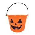 thumbnail image 1 of Halloween orange treat bucket, 1 of 3