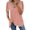 Pink womens tops dressy casual06, variant on Usmixi Womens Summer Tops Short Sleeve V-Neck Solid Shirts Lightweight Cold Shoulder Plus Size Tunic Blouse Dark Gray M