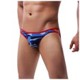 thumbnail image 4 of Mens Underwear Men's Trousers Camouflage Low Waist Breathable Cut Out Mesh Briefs, 4 of 9