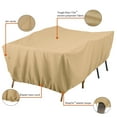 thumbnail image 2 of Classic Accessories Terrazzo Water-Resistant 80 Inch Conversation Set/General Purpose Patio Furniture Cover, 2 of 9
