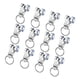 thumbnail image 4 of WORGEOUS 12 Uds. Rodillos de riel de cortina de Metal, corredores de polea deslizantes suaves para varios tipos de cortinas, polea de riel, poleas de ventana, corredores de cortina, 4 of 8