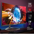 thumbnail image 2 of Sceptre Curved 24.5-inch Gaming Monitor up to 240Hz 1080p R1500 1ms DisplayPort x2 HDMI x2 Blue Light Shift Build-in Speakers, Machine Black 2023 (C255B-FWT240), 2 of 7