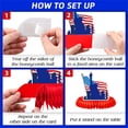 thumbnail image 2 of 4th of July Honeycomb Set 9 Pack Party Decoration Patriotic Red White Blue Independence Day 1776-2026 Memorial Day Props USA Gifts, 2 of 3