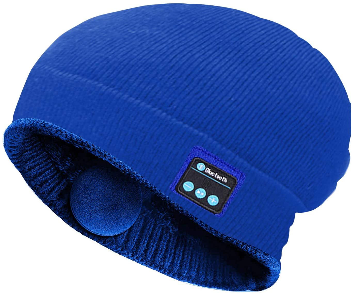 MISSHALO Bluetooth Beanie for Men Knit Beanie Hat Music Hat Beanie Bluetooth Hat for Men 