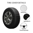 thumbnail image 4 of Kdxio Baseballs for Tire Cover Wheel Protectors Tyre Covers Weatherproof Wheel Covers Universal Fit for Trailer Rv SUV Truck Camper Travel Trailers 14 inch, 4 of 8