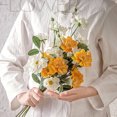 thumbnail image 3 of Zeus 1Pc Artificial Chrysanthemum Vivid Home Decoration Cloth DIY Simulation Flower for Wedding, 3 of 7