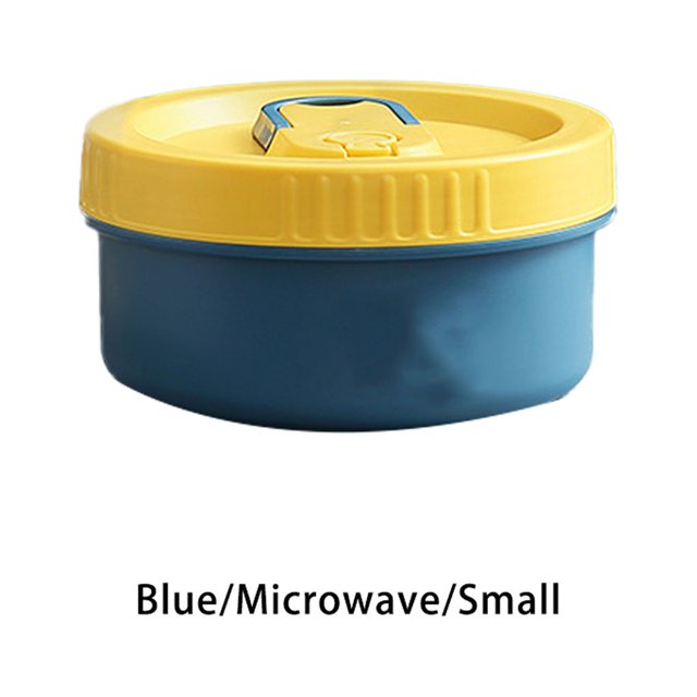 Maoww Office Portable Microwave Oven Thermal Insulation Traveling Detachable Food Storage Case Washable Container Blue Small