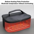 thumbnail image 2 of ZheElen Black Food Warmer Hot Lunch Enjoy Warm Portable Lunch Box Go Charging Film Food Oven Heat Lunch Food Heater Hot, 2 of 6