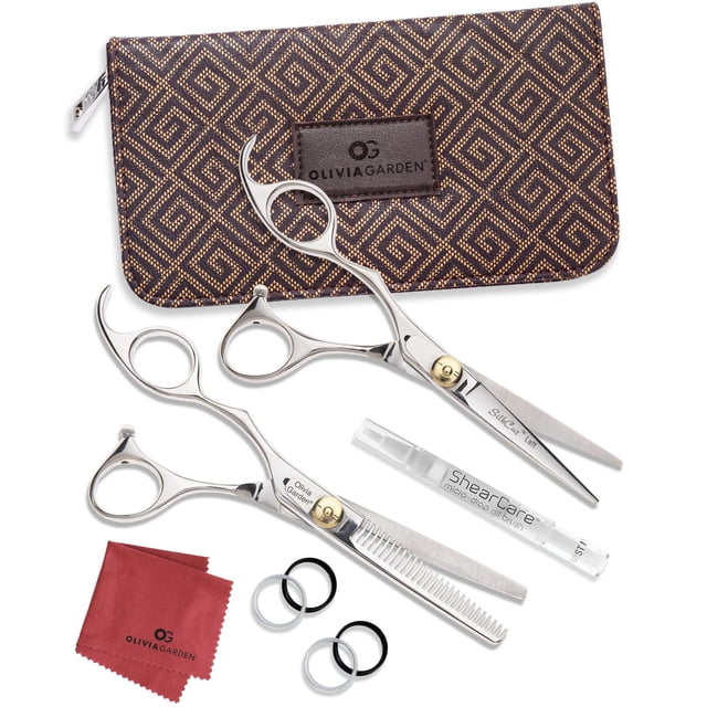 Set de tijeras y diluyentes de peluquería Olivia Garden SilkCut