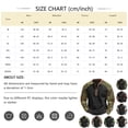 thumbnail image 3 of Men's Fall Winter Polo Zip Up Sweatshirt, Color Block Printed Camouflage Pullover for Casual Outfits, Weekend Wear and Fashion Forward Style,Dark Green,XL, 3 of 4