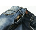 thumbnail image 4 of KIDSCOOL SPACE Baby Boys Little Kid Elastic Ripped Jeans StoneWashed Pants,2-3 Years, 4 of 6