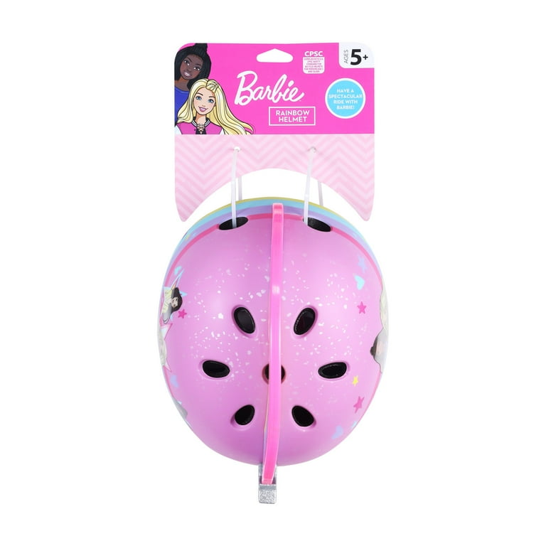 Barbie Rainbow Mohawk Kids Bike Helmet 3D Helmet for Kids Ages 5 Walmart