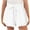 White, variant on ZACPNCV Girls Flowy Shorts Shorts for Teen Girls with Spandex Liner 2-in-1 for Running Gym Athletic Workout Black 6-7 Years