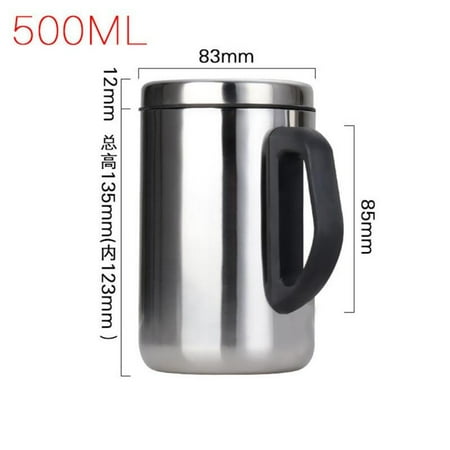 

350/500ml Double Wall Insulated Cup Stainless Steel Thermo Mug Vacuum Flask Coffee Tea Mug Thermos Bottles Water Bottle