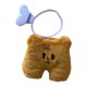 thumbnail image 2 of Mono para muñeca, traje para muñeca, ropa suave hecha a mano, accesorios de disfraz para muñeca colgante de 17cm, regalo para niños, regalo de cumplea marrón, 2 of 8