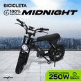 thumbnail image 2 of Bicicleta Eléctrica Midnight 36V 10.4Ah Negra, 2 of 9