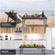 thumbnail image 2 of Qinaqin 4 Ft Outdoor Folding Plástico Rectángulo Mesa con Metálico Frame y cm de Alturaandle 300 Lbs Capacity Ligero Plegable Anchoaterproof Easy to Clean Perfect para Picnics Parties RVs (Black), 2 of 6