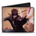 thumbnail image 1 of Gambit Portefeuille à Deux Volets X-Men en Pose de Cartes d'Action, 1 of 3
