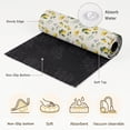thumbnail image 3 of Washable Round Rugs 4ft Summer Lemon Circle Rug Non-Slip Soft Non-Shedding Low-Profile Pastoral Leaves Fruits Country Plants Pink Small Area Rug Carpet for Living Room Bedroom Dining Room Home Decor, 3 of 8