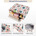 thumbnail image 3 of FORMRS Womens Corduroy Tote Bag Crossbody Shoulder Handbag with Pocket, Flowers Geometric Pattern, 3 of 7