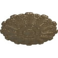 thumbnail image 3 of 31"OD x 1 1/2"P Durham Ceiling Medallion (Fits Canopies up to 4 1/4"), Hand-Painted Warm Silver, 3 of 6