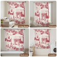 thumbnail image 6 of Eiffel Tower Sheer Curtains 54 Inches Long, Romantic European Architectural Cultural Art Light Filering Curtains, Breathable Simi Curtain Privacy Drapes for Kitchen Bathroom Small Window Treatment, 6 of 9