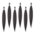 thumbnail image 4 of Cabello trenzado pre estirado Baoblaze 6 Unids Set Mujeres 04 Negro, 4 of 6