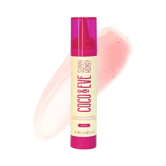 Gotas faciales bronceadoras Coco & Eve Sunny Honey Dark 30 ml