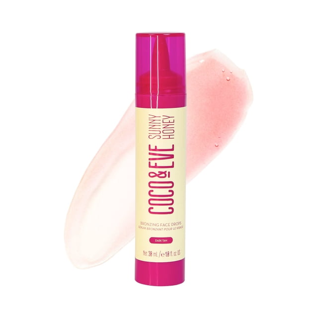 Gotas faciales bronceadoras Coco & Eve Sunny Honey Dark 30 ml