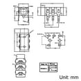 thumbnail image 4 of Unique Bargains 3.5 mm Audio Jack Connector PCB Mount Female Socket 5 Pin PJ-313 15pcs, 4 of 4