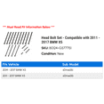 thumbnail image 2 of Head Bolt Set - Compatible with 2011 - 2017 BMW X5 2012 2013 2014 2015 2016, 2 of 2