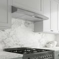 thumbnail image 5 of Streamline 36 in. Rapolla Ducted Undermount 80 CFM Range Hood in Brushed Stainless Steel with Mesh Filters, Push Button Control, LED Light, 5 of 9
