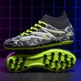 thumbnail image 4 of Botas de fútbol profesionales para hombre, botines antideslizantes, ultraligeros, transpirables, para entrenamiento deportivo al aire libre, novedad, 4 of 5