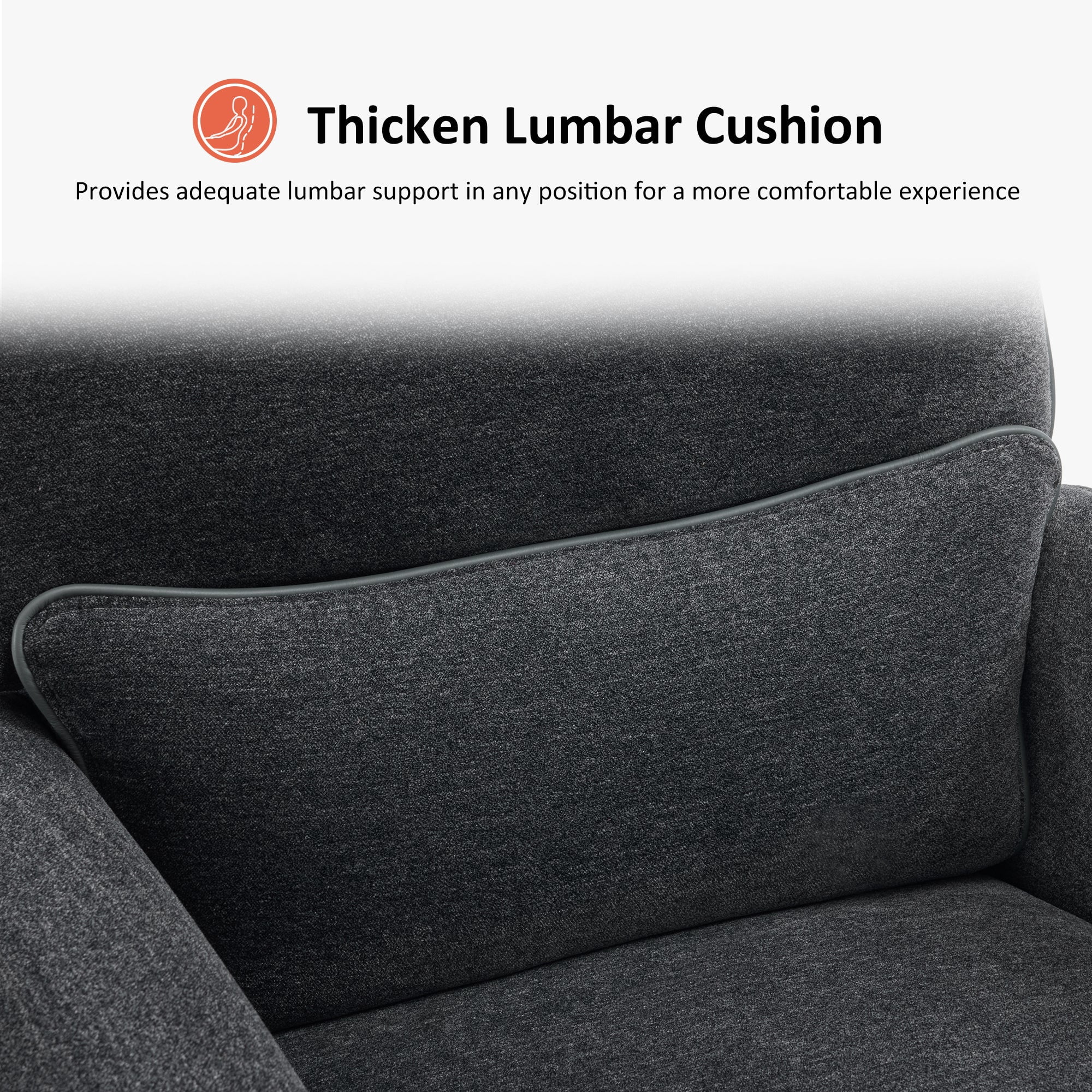 MCombo Power Swivel Glider Recliner Chair, Electric Rocker Recliner Chairs with USB Charging Ports for Living Room and Nursery, Fabric 6922 (Grey)