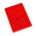 thumbnail image 5 of Silicone Waffle Mold Set 4 Square 5 Heart Shaped DIY Baking Tool Red, 5 of 5