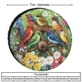 thumbnail image 2 of Camper Spare Tire Cover 15inch Spring Summer Hummingbird Floral Birds Weatherproof Wheel Protectors Spring Flower Birds Fit for Trailers SUV Off-Road Vehicle Camper And Trucks, 2 of 8