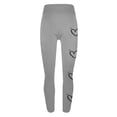 thumbnail image 5 of Feancey Lightning Sales Valentines Day Leggings for Women High Waisted Sports Yoga Pants Novelty Love Print Stretchy Workout Tights Tummy Control Seamless Long Pants Gray L, 5 of 7