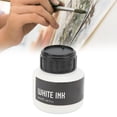 thumbnail image 3 of 50ml White Ink Bottle, Quick Dry Calligraphy White Ink Water Based Drawing White Ink Strong Coverage For Artists And Students, 3 of 8