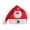 A, variant on AUDeals ‌Kids Santa Hat Festive Christmas Accessory with White Red Xmas Decorations, Holiday Photo Props for Family, Xmas Party Decor