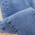 thumbnail image 4 of THJRPQJFD Wide Leg Jeans for Girls Baggy Denim Jeans Girl Daily Wear Bootcut Jean Baby Girls Cute High Waist Solid Color Pants with Pockets Girl's Clothes, 4 of 4