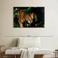thumbnail image 2 of Elephant Stock Rainforest Jaguar Wall Art - Horizontal Canvas Wall Art - Living Room Wall Decor - Animal Canvas - Black And Brown Decor - 39" x 26", 2 of 8
