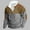 Gray, variant on Quarter Zip up Pullover for Men Slim Fit Mock Neck Long Sleeve Sweaters Casual Corduroy Sweatshirts