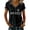 Black, variant on 2026 New Mexico Soccer Jersey Women, Mexican Jersey Soccer T-Shirt, Soccer Jersey 2D Graphic V-Neck Short Sleeve Football Tee, Casual Daily Sport Top for Adult