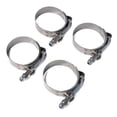 thumbnail image 1 of 4 unids/set 57-116mm tipo T abrazadera de manguera fuerte tubo de acero inoxidable abrazadera redonda barco coche Tractor Clip de tubo Industrial Vehículos, repuestos y accesorios Mis plata 95-103 MM, 1 of 1