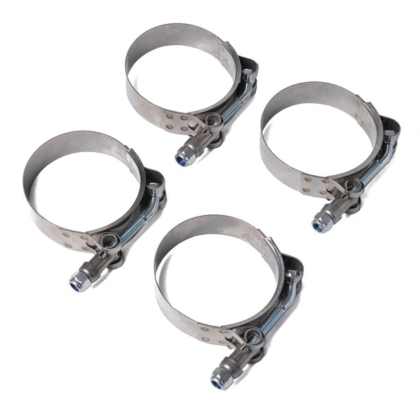 4 unids/set 57-116mm tipo T abrazadera de manguera fuerte tubo de acero inoxidable abrazadera redonda barco coche Tractor Clip de tubo Industrial Vehículos, repuestos y accesorios Mis plata 95-103 MM Kenally CZ13098-04B