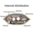 thumbnail image 2 of Large Felt Inner Bag Handbag Liner Bag Felt Cloth Cosmetic Bag Support Travel Portable Lined Wallet Storage Bag, 2 of 2